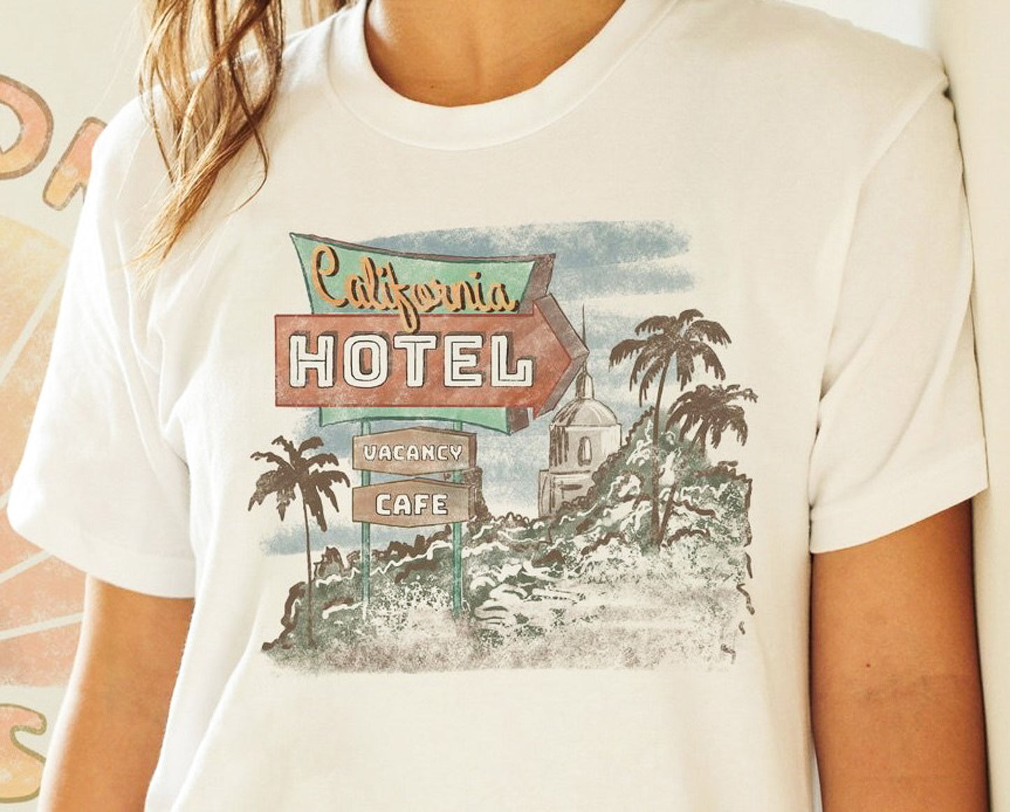 California Hotel T-Shirt or Crew Sweatshirt