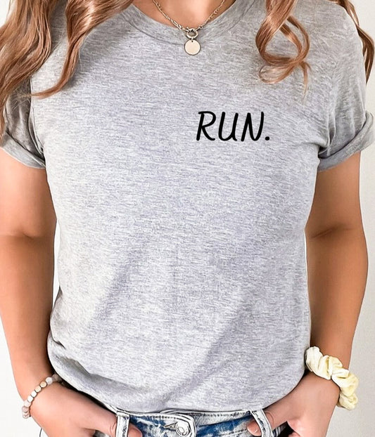 Run Pocket Logo Tee
