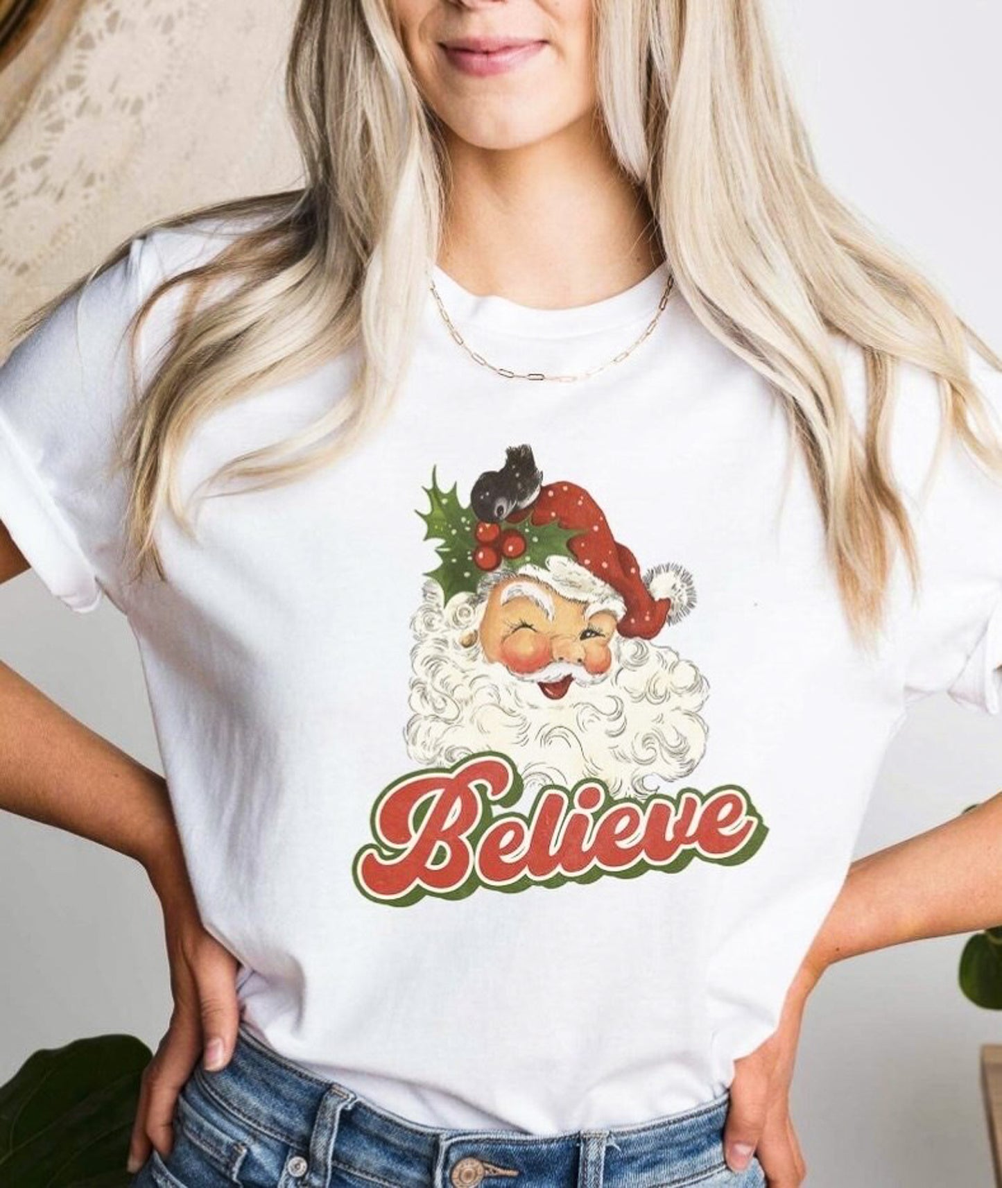 Believe With Santa Tee