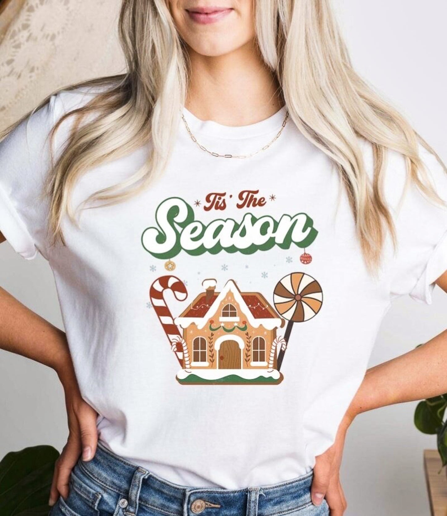 Tis The Season Gingerbread House Tee