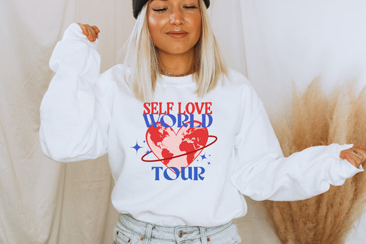 Self Love World Tour Crew Sweatshirt