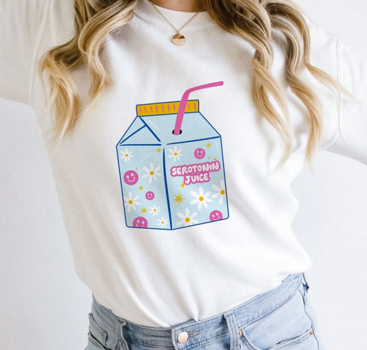 *Serotonin Juice Crew Sweatshirt