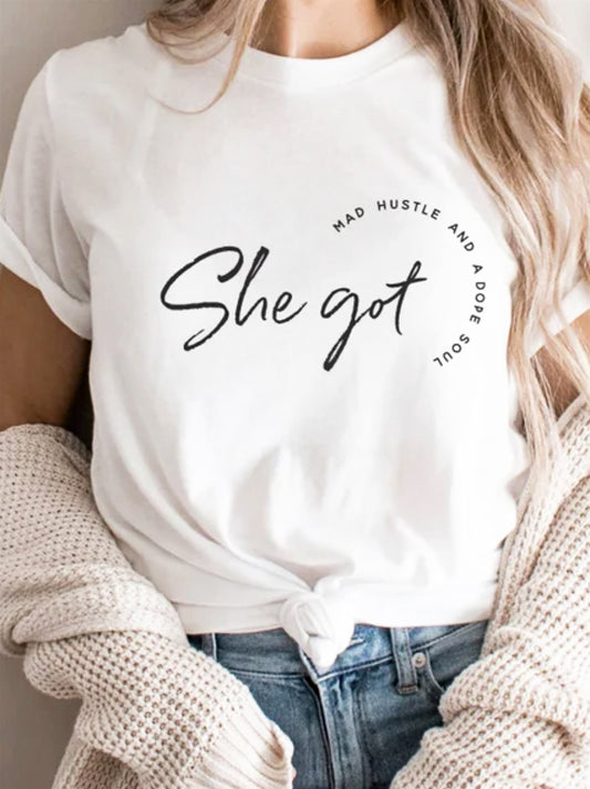 She Got Mad Hustle And A Dope Soul Tee
