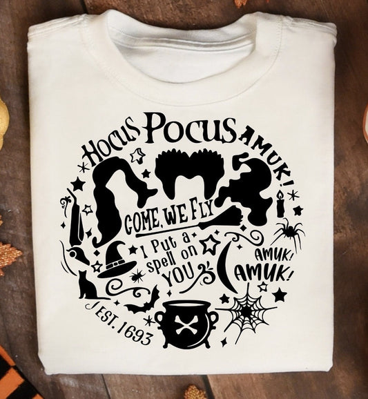 Hocus Pocus Things & Sayings Crew Sweatshirt