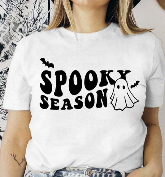 Spooky Season With Ghost Tee