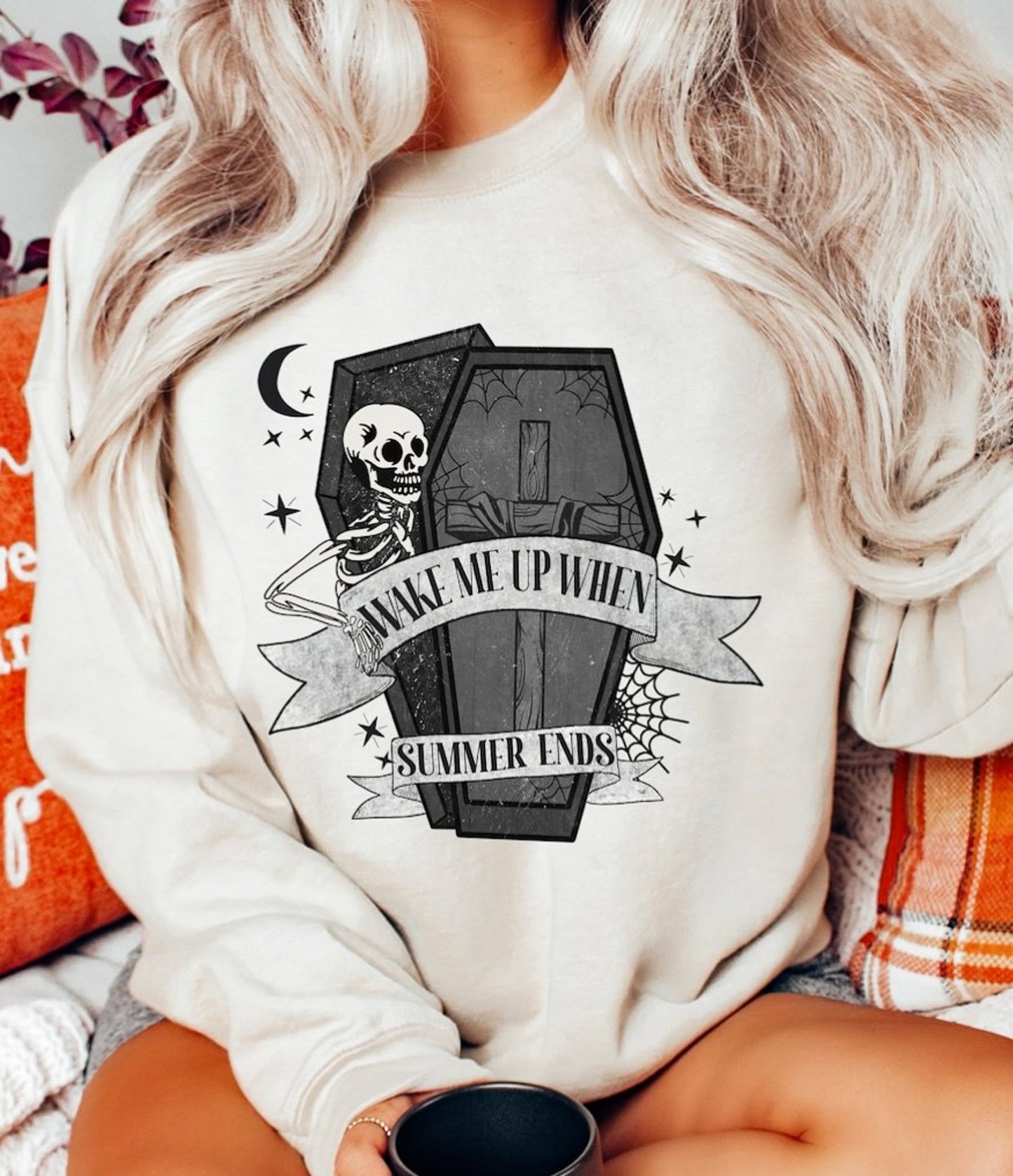 Wake Me Up When Summer Ends Skeleton Crew Sweatshirt