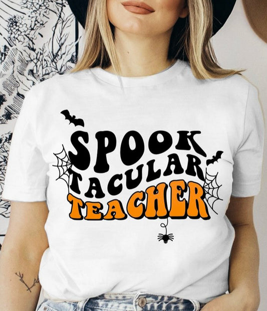 Spooktacular Teacher Tee