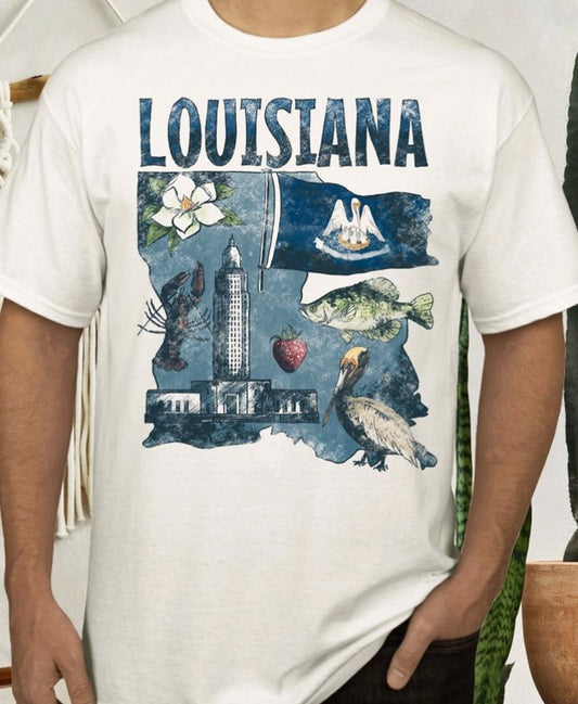 Louisiana State Tee