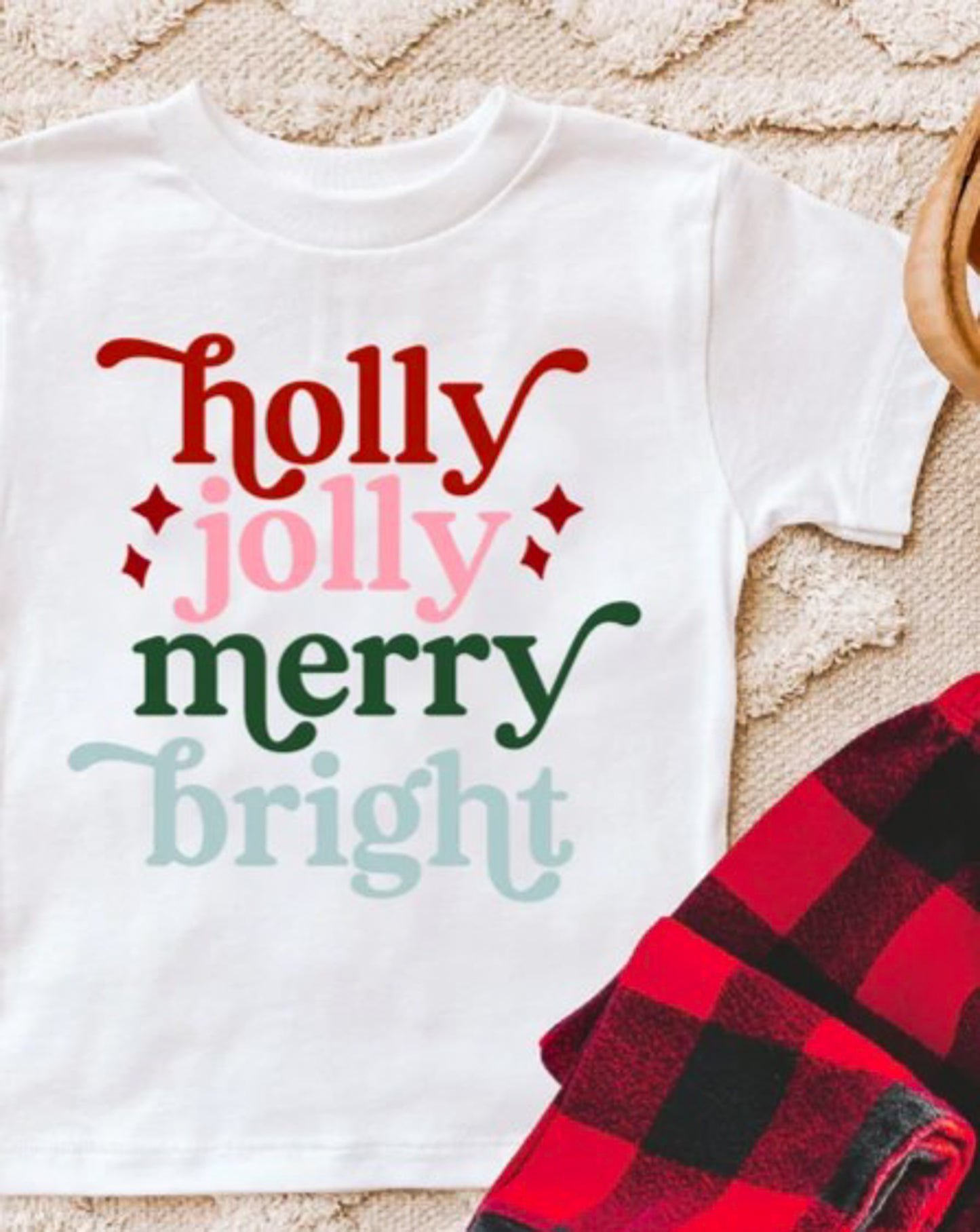 Holly Jolly Merry Bright Tee