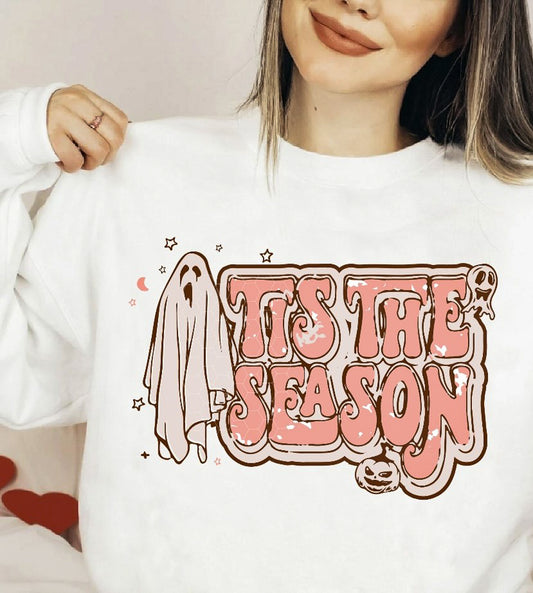 Tis The Season Ghost Crew Sweatshirt