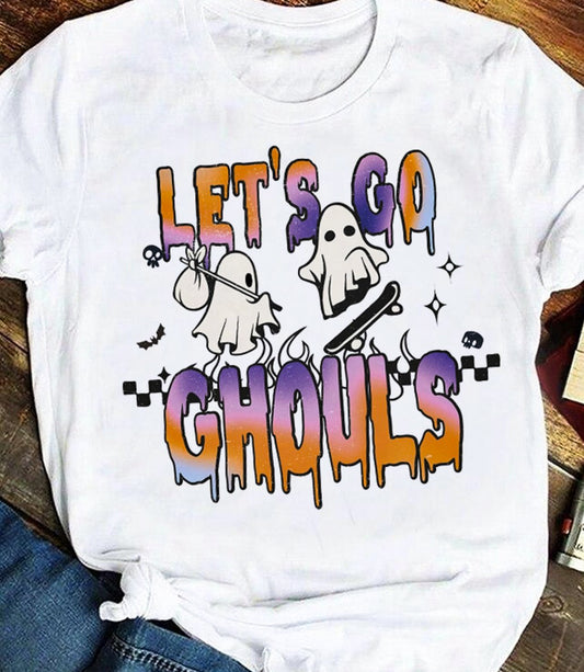 Let's Go Ghouls With Ghosts Tee