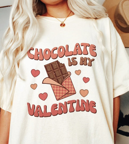 Chocolate Is My Valentine Tee