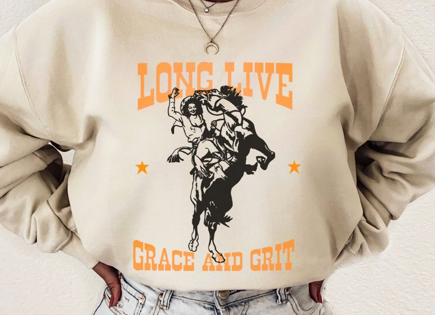 Long Live Grace And Grit Crew Sweatshirt