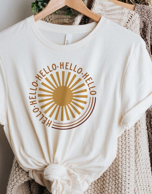 Hello Hello Hello Hello Hello Sun Tee