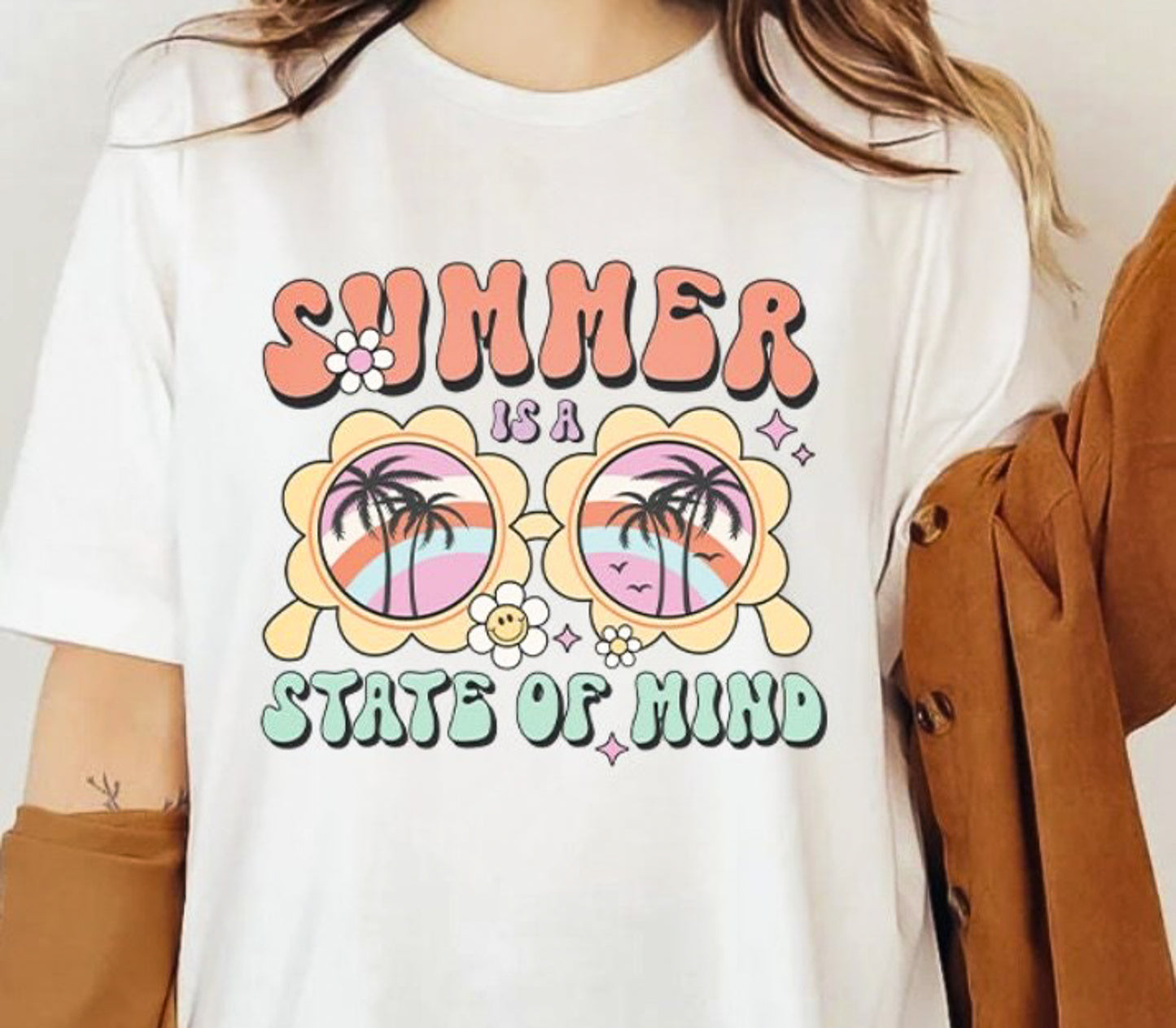 Summer Is a State Of Mind T-Shirt or Crew Sweatshirt