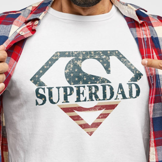 Super Dad T-Shirt or Crew Sweatshirt