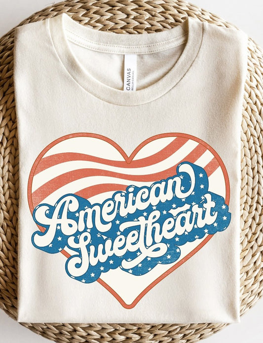 American Sweetheart T-Shirt or Crew Sweatshirt