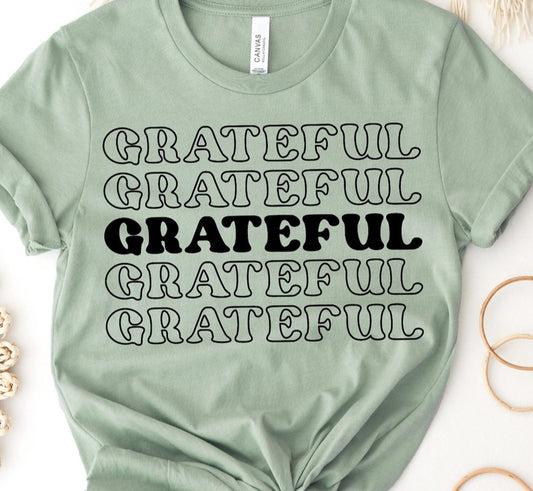 Grateful (Stacked) Tee