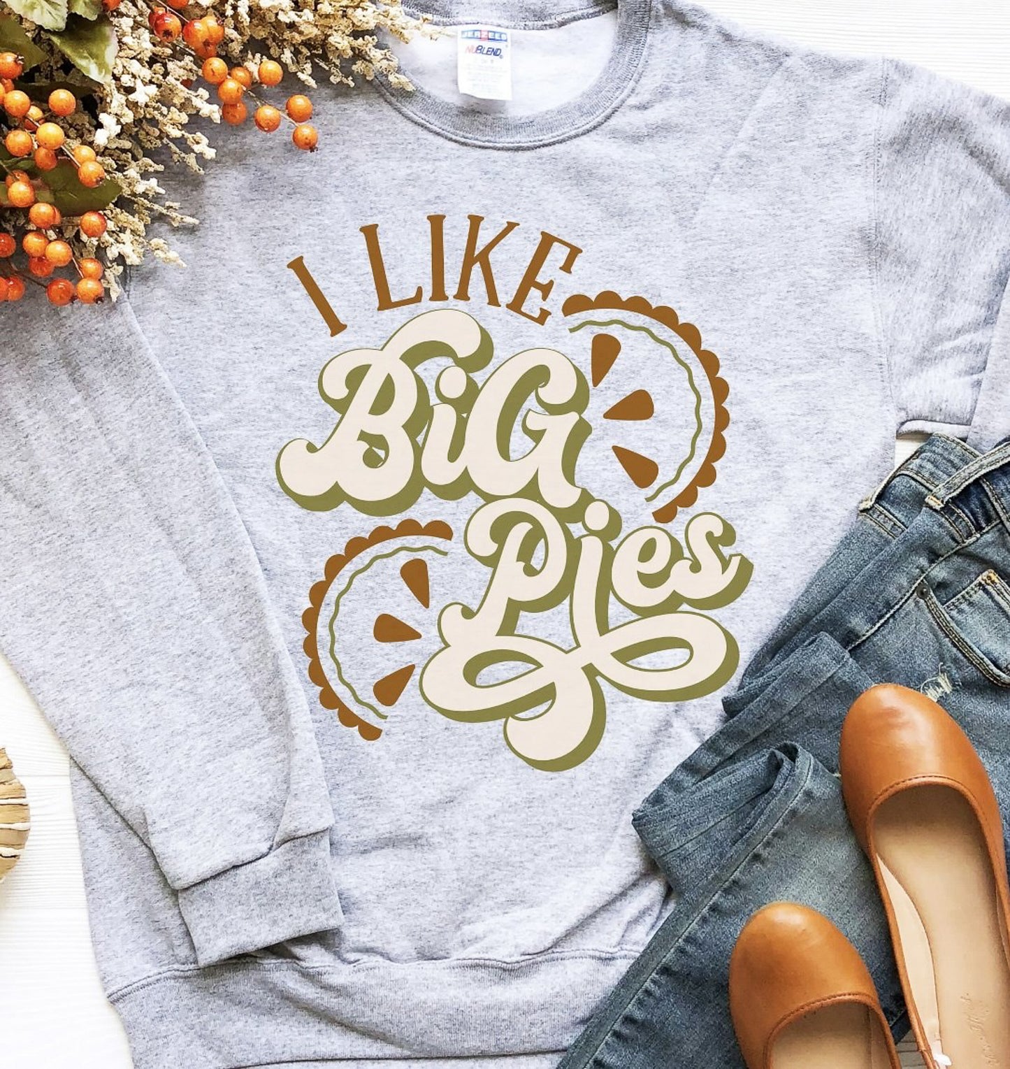 I Like Big Pies Crew Sweatshirt