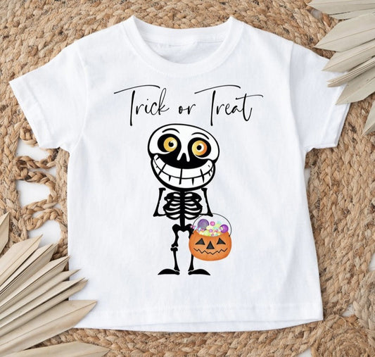 Trick Or Treat Skeleton Tee