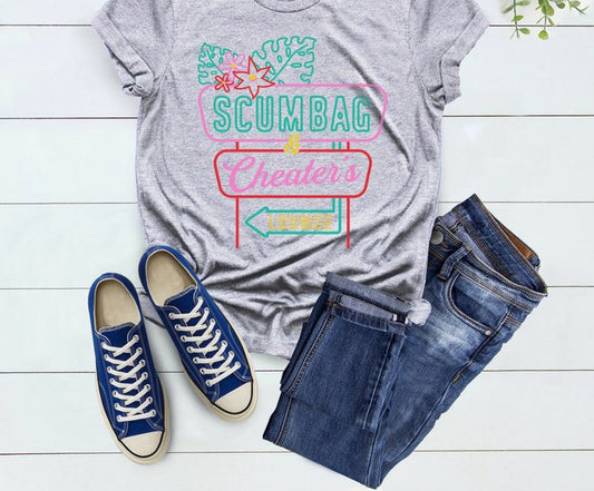 Scumbag Cheater's Lounge Tee