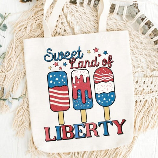 Sweet Land of Liberty Tote Bag