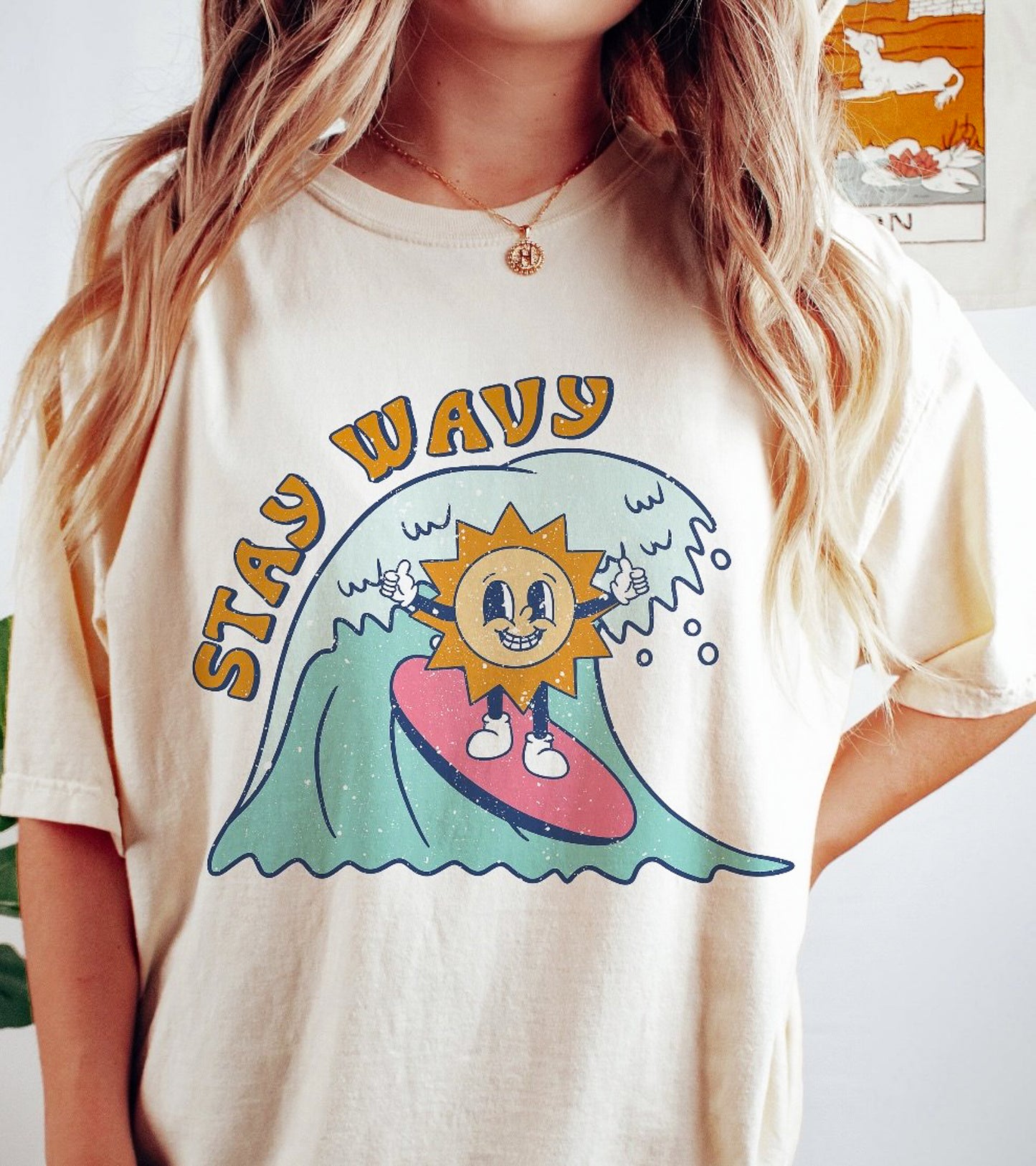Stay Wavy T-Shirt or Crew Sweatshirt