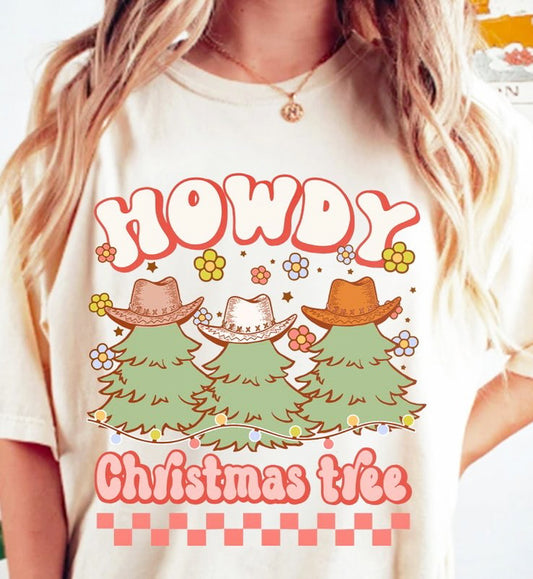 Howdy Christmas Tree Tee