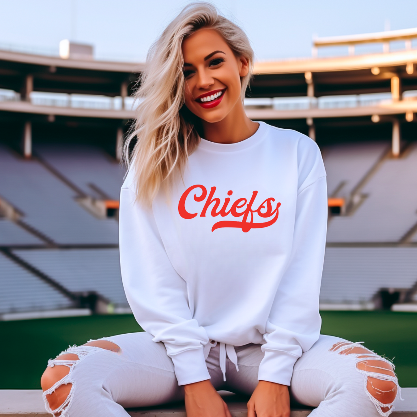 Chief's Script Sweatshirt or T Shirt Youth & Adult Sizes