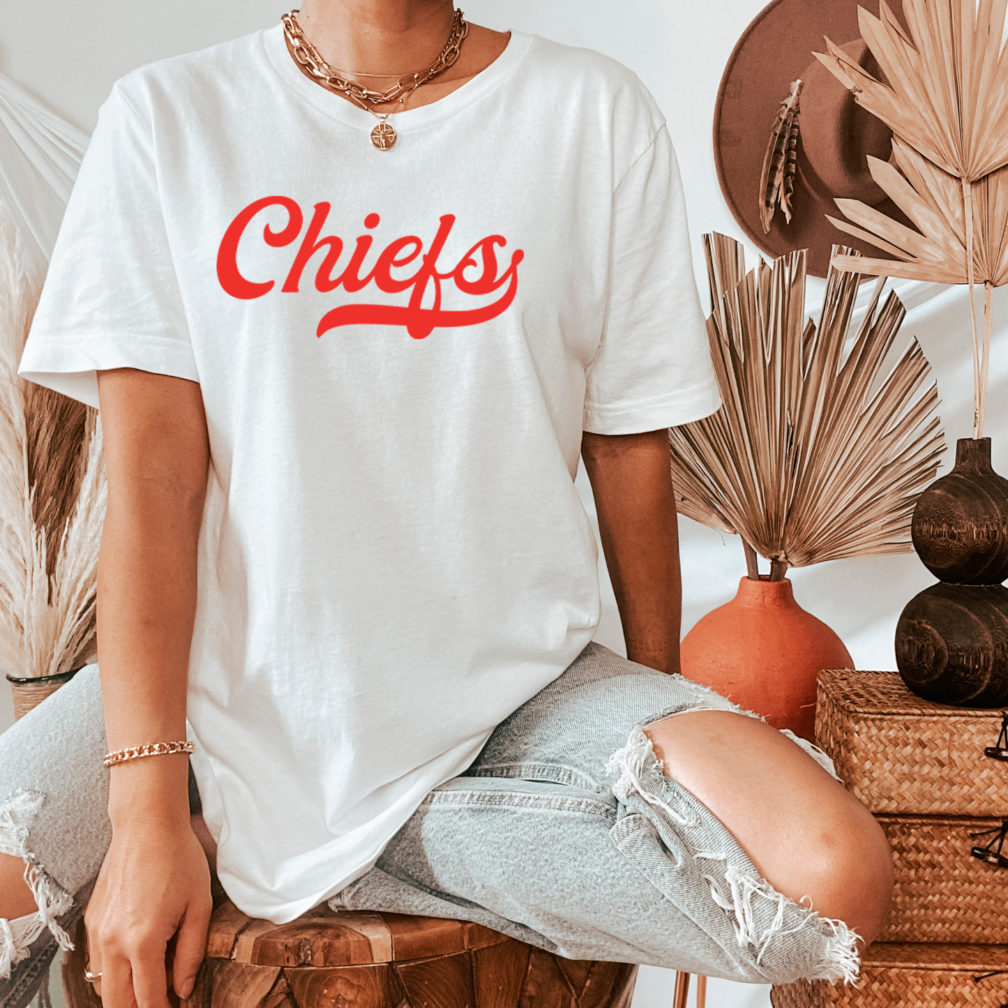 Chief's Script Sweatshirt or T Shirt Youth & Adult Sizes