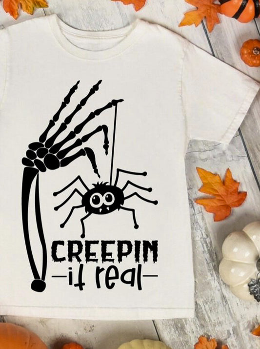 Creepin It Real Tee/Bodysuit
