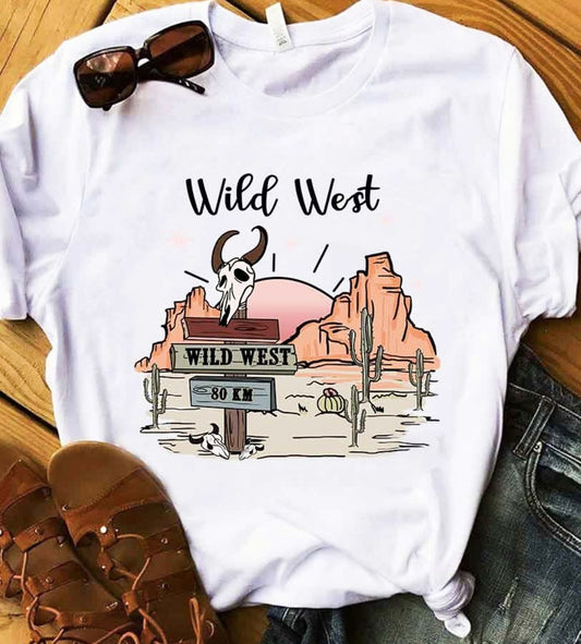 Wild West Desert Scape Tee