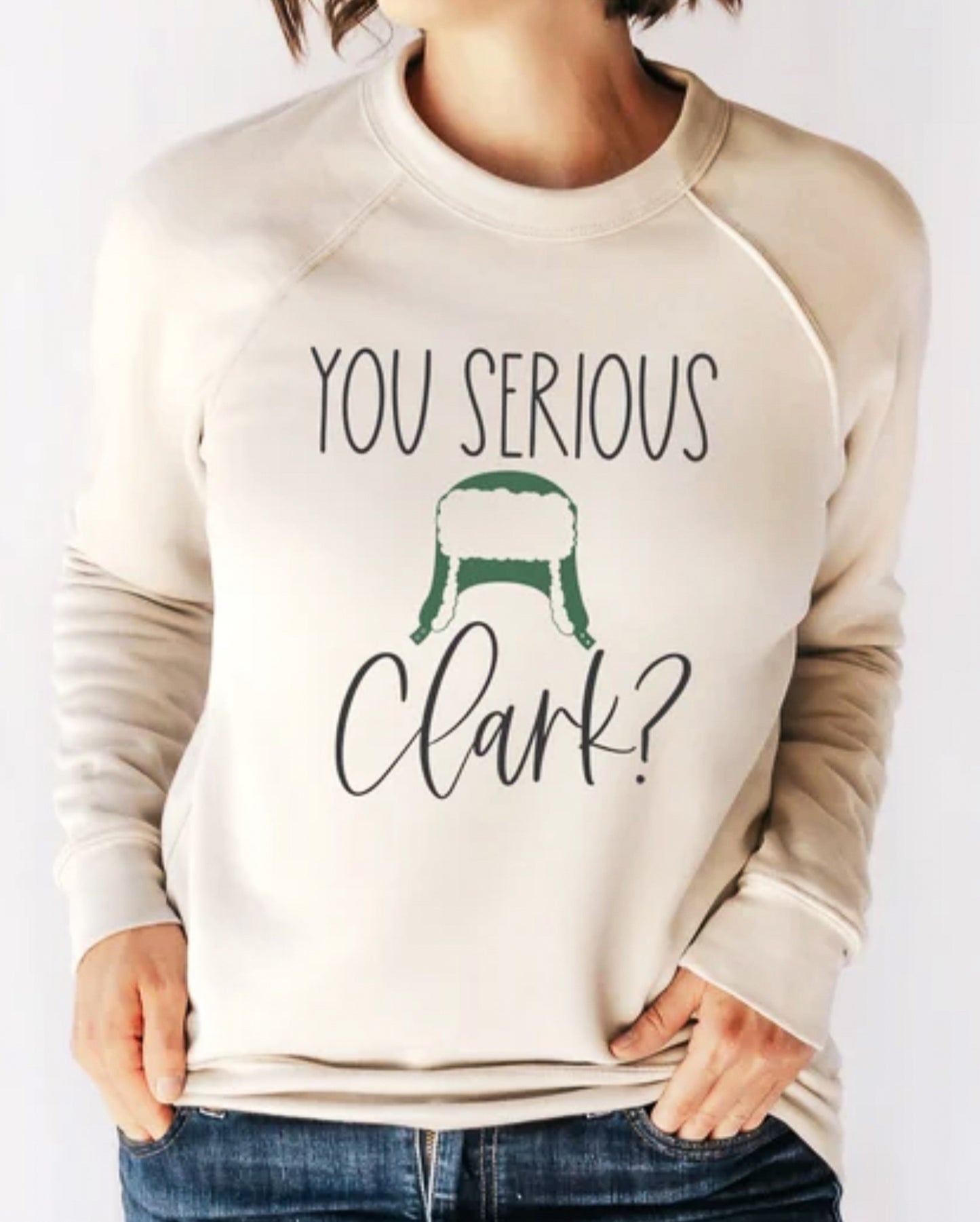 You Serious Clark Bella Crew Sweatshirt