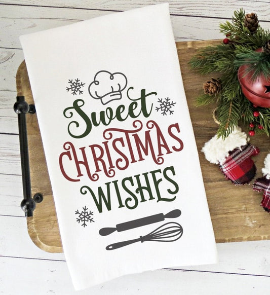 Sweet Christmas Wishes Towel