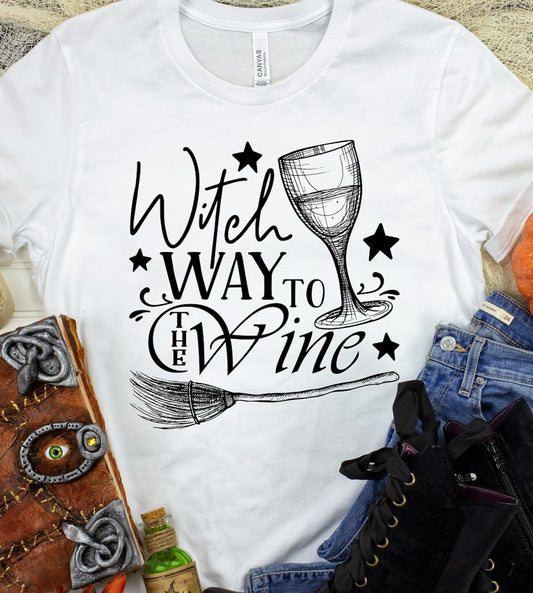 Witch Way To The Wine Tee