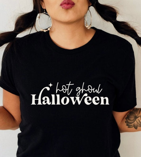 *Hot Ghoul Halloween T-Shirt or Crew Sweatshirt