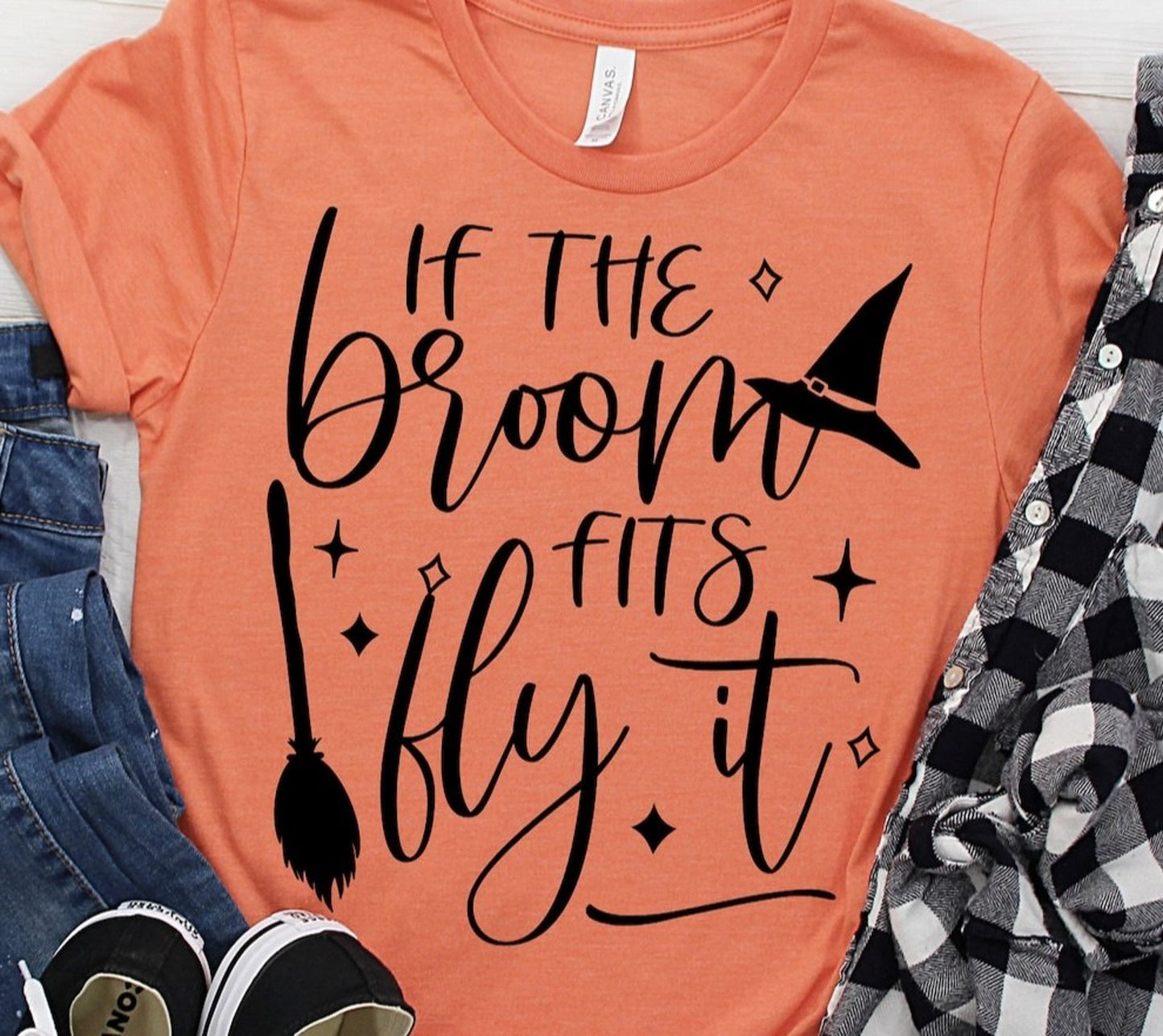 If The Broom Fits Fly It Tee