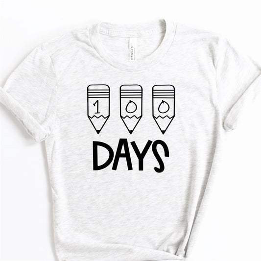 100 Days With Pencils Tee