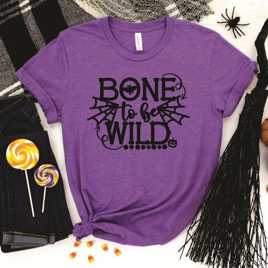 Bone to be Wild Women's Halloween Tee
