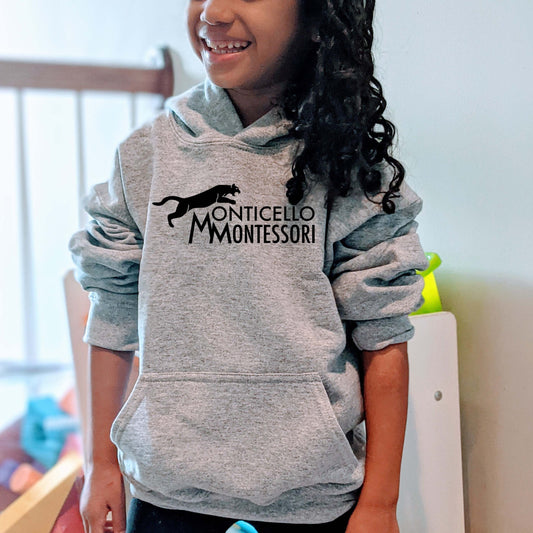 Monticello Main Logo Design: Tees, Crews & Hoodies: Adult & Youth Sizes