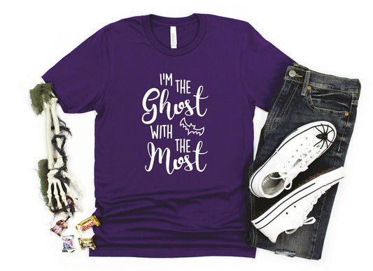 Ghost with the Most Halloween T-shirt for Women