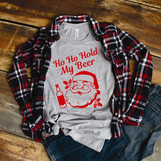 Ho Ho Hold My Beer Tee