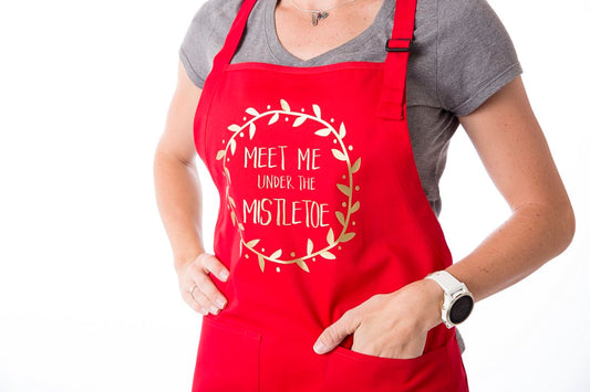 Meet Me Under The Mistletoe Apron