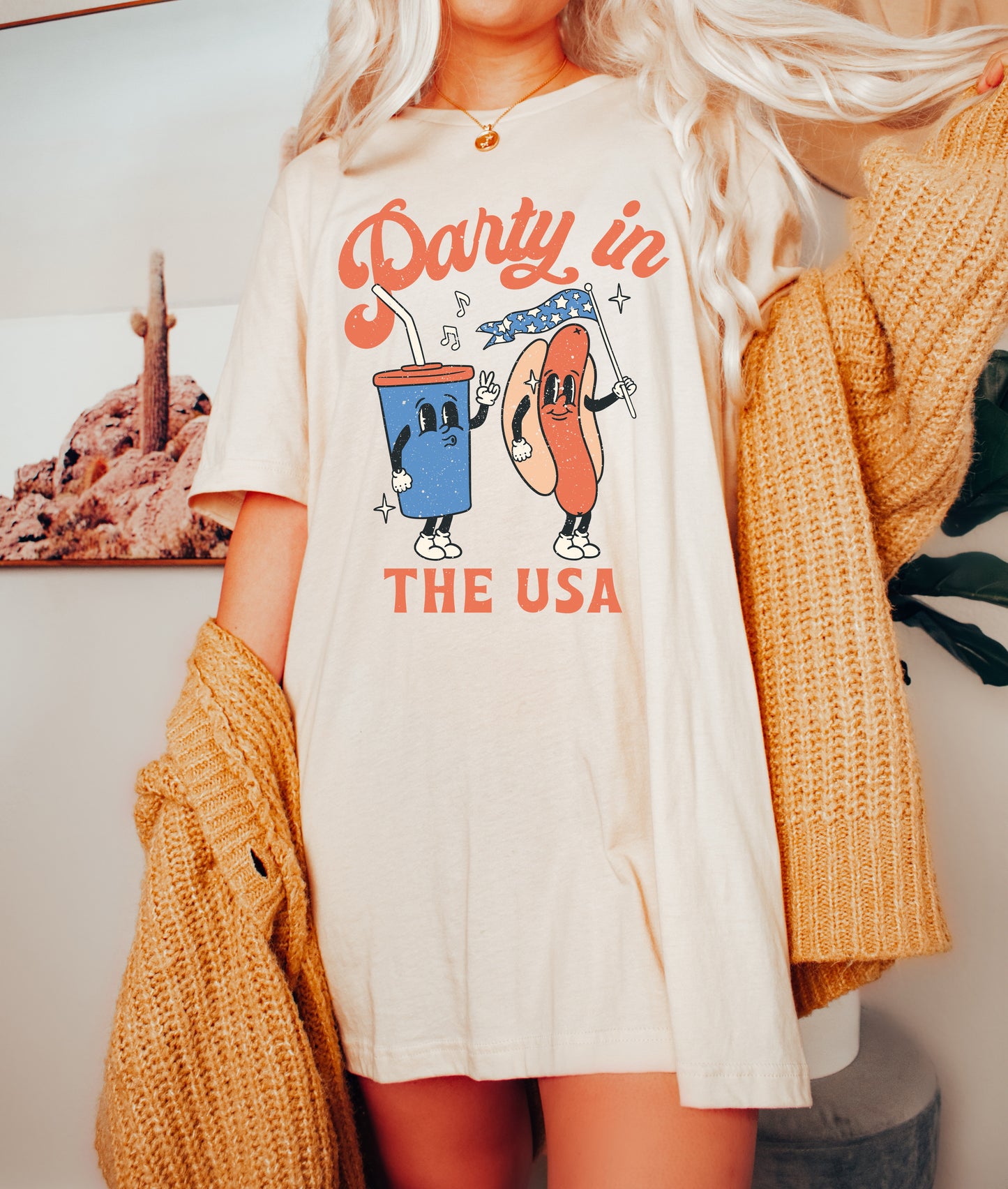 *Party in the USA T-Shirt or Crew Sweatshirt