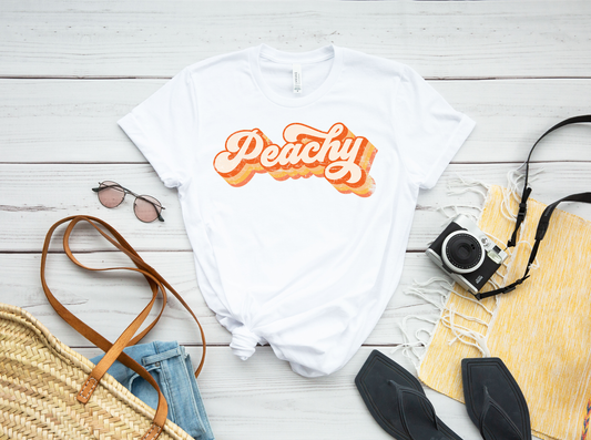 Peachy Retro Tee