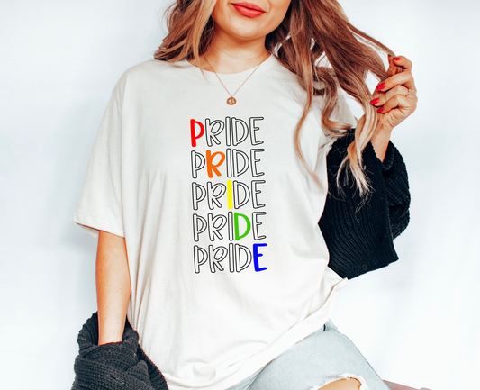 Pride Pride Pride Pride Pride Tee