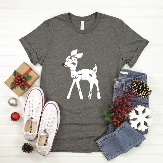 Red-Nosed Reindeer Tee