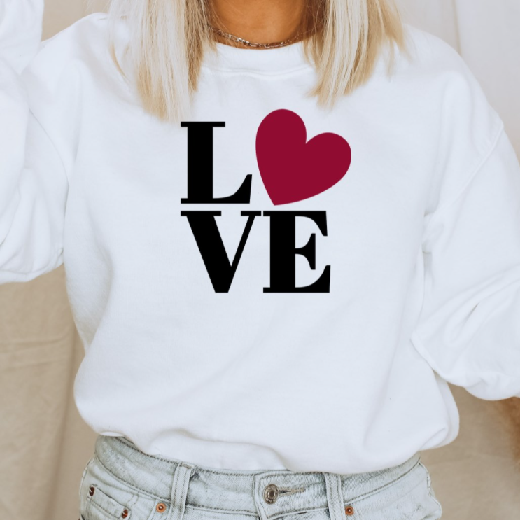 NY Style Love Crew Sweatshirt