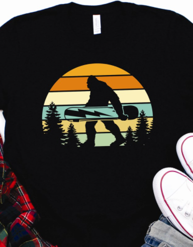 Bigfoot Snowboarding Tee