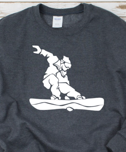 Snowboader Crew Sweatshirt